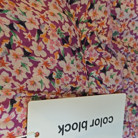 Chic Floral Maxi Dress in Pink and Purple New - Picture 7 of 17